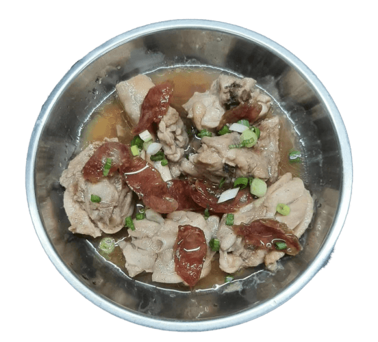 腊肠蒸鸡肉_Steamed Chicken with Chinese Sausage_小 13 中 23 大35.00