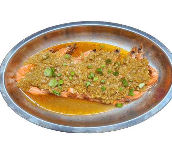 香辣蒜头虾_Spicy Garlic Shrimp_小23 中43 大60.00