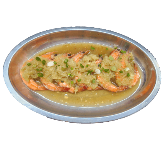 姜蓉蒸虾_Steamed Shrimp with Ginger_小 19 中 35 大50 copy 1